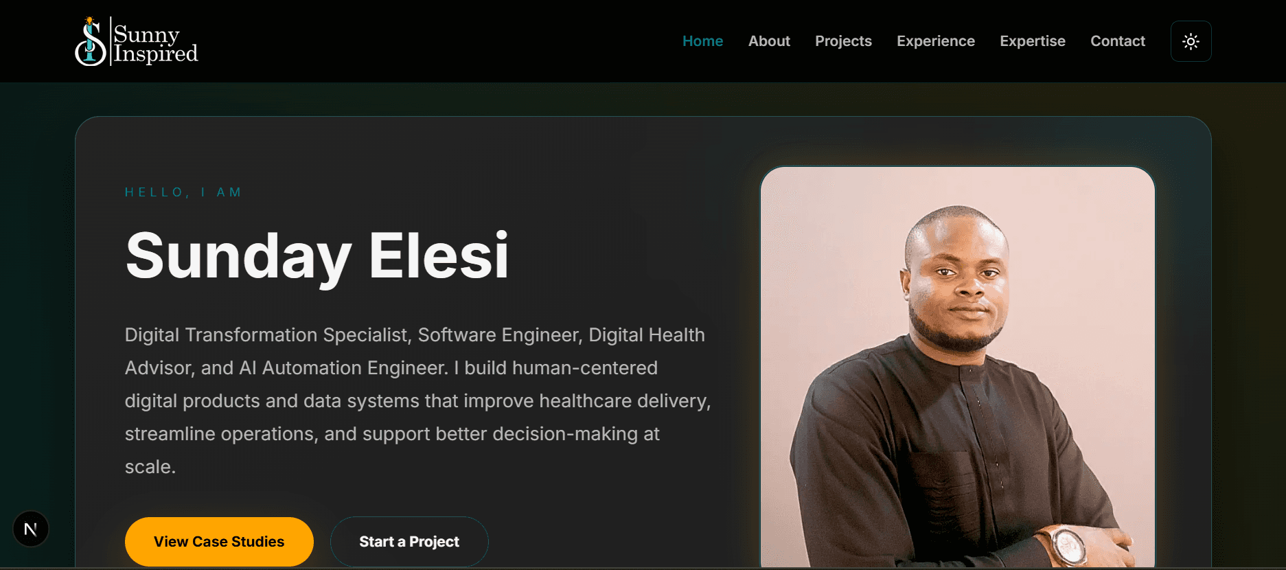 Sunday Elesi Portfolio cover